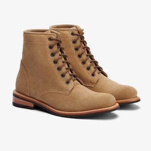 Nisolo Amalia All Weather Boot WP Stone - Suede Leather - 9US Womens